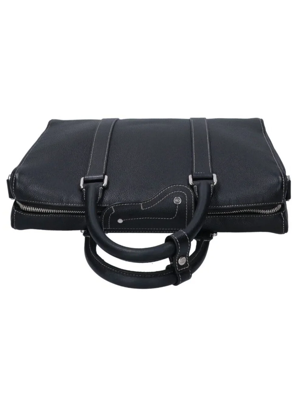 Dior Black Leather Lango Briefcase